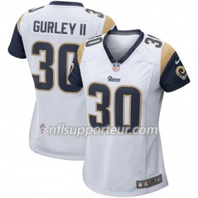 Maillot Femme Los Angeles Rams Todd Gurley II 30 Nike Blanc 